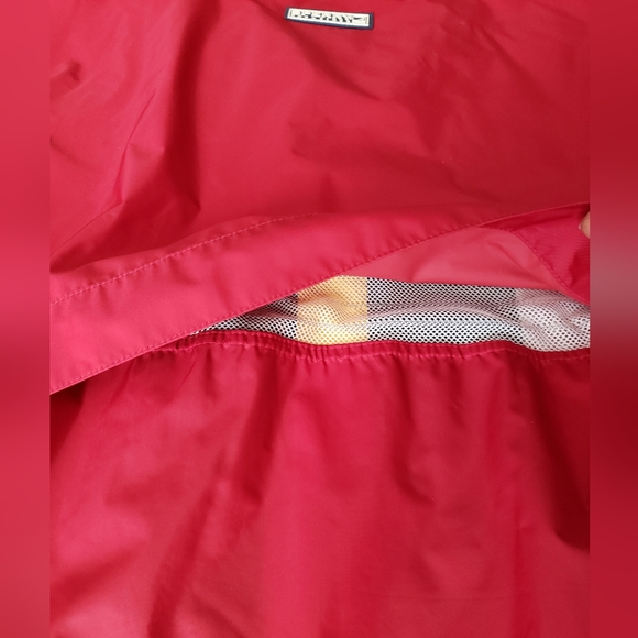 Men's Sperry Top Sider Vented Sailing Boating Wind Jacket Red Size Large L - Picture 9 of 10